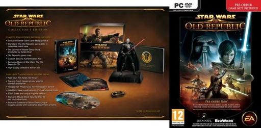   Коллекционное издание Star Wars: The Old Republic стоит 175 $